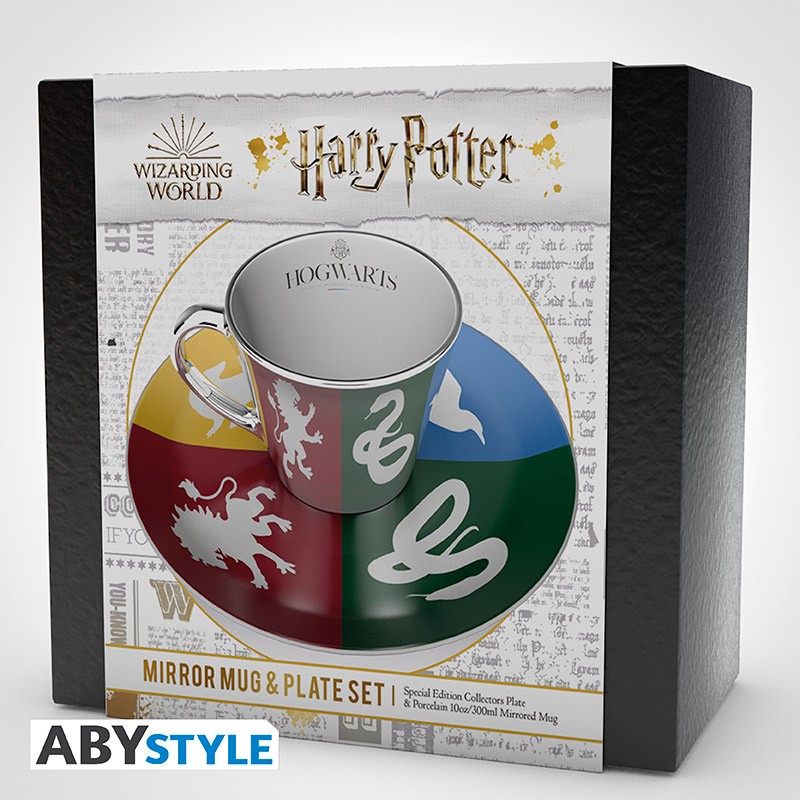 Harry Potter 4 Case - set tazza specchiata con piattino GB Eye