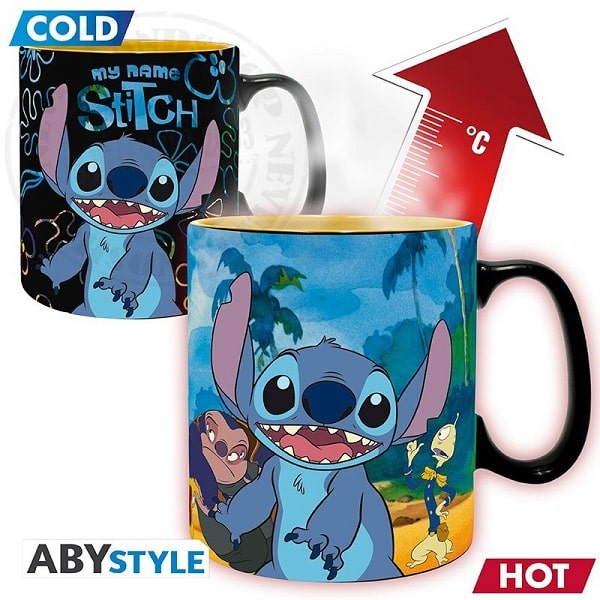Disney Lilo e Stitch - Tazza Magica Cambia Immagine 460ml - Abystyle -  Oggetti Fantastici