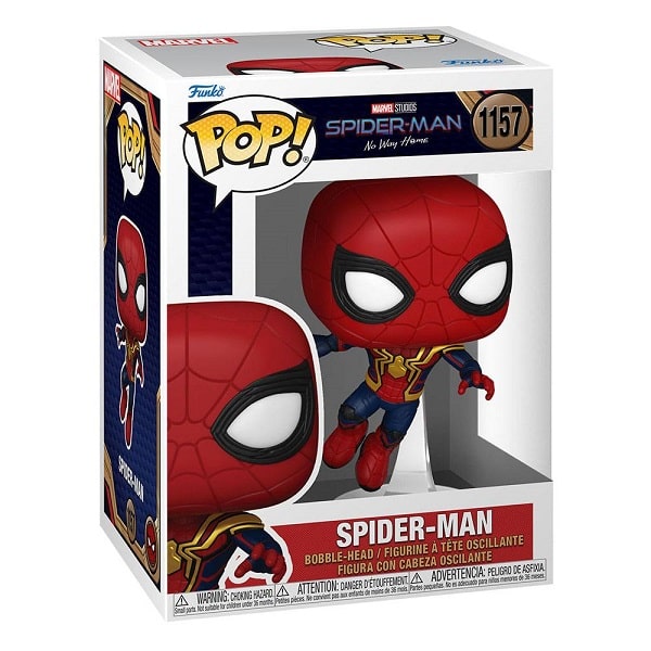 Funko Pop! - Marvel Spider-man No Way Home #1157 Leaping Spider-man figure  9cm - Oggetti Fantastici