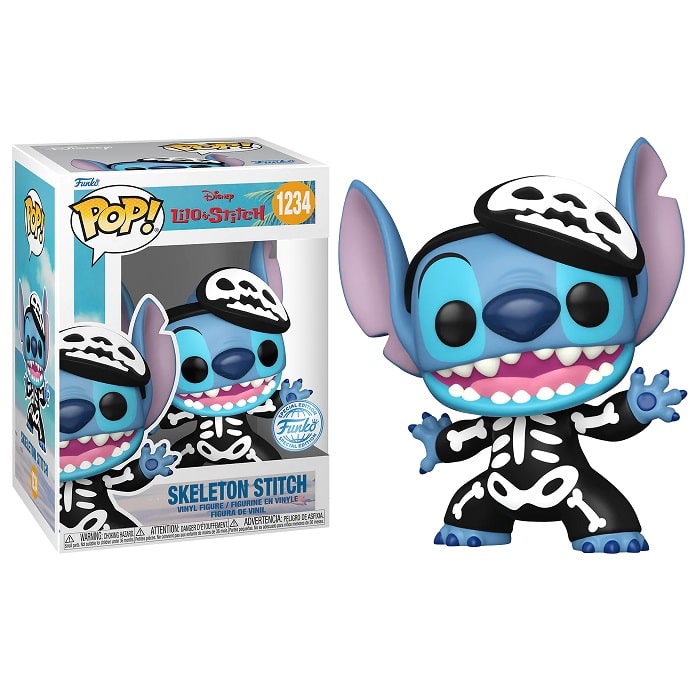 Funko Pop! - Disney Lilo e Stitch #1234 Skeleton Stitch Special Exclusive  figure 9cm
