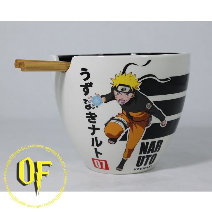 Naruto Shippuden Ramen Bowl - tazza in ceramica con bacchette - Oggetti  Fantastici