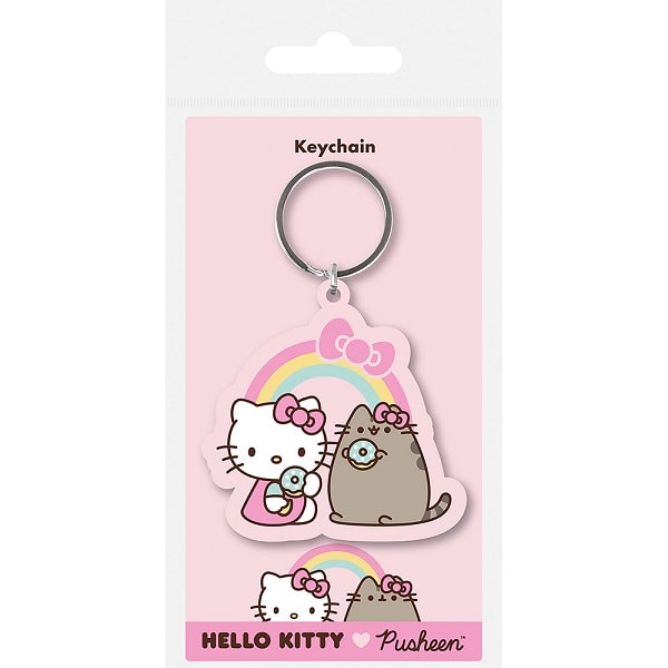 Hello Kitty e Pusheen - portachiavi in gomma 6 cm - Pyramid - Oggetti  Fantastici