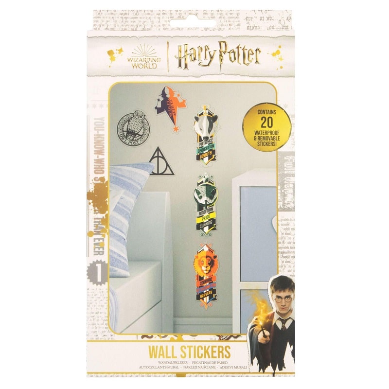 Harry Potter Simboli Magici - 20 adesivi removibili da muro stickers  Pyramid - Oggetti Fantastici