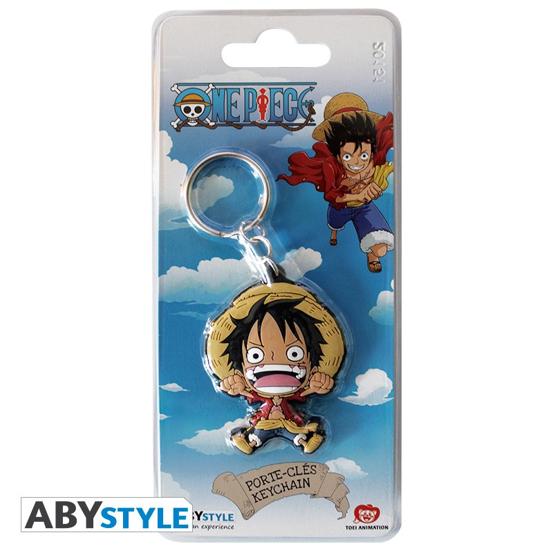 One Piece Luffy Rufy - portachiavi in PVC AbyStyle - Oggetti Fantastici