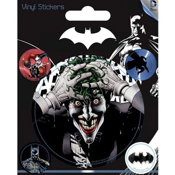 DC Comics Batman Joker - set 5 adesivi stickers in vinile Pyramid